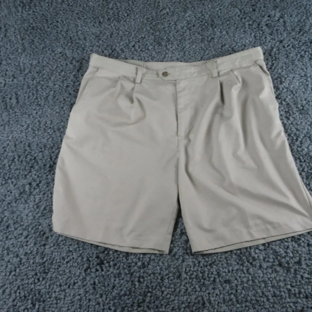 IZOD Shorts Mens 40 Beige Golf Classix Chino 40x9*